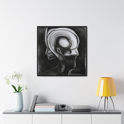 Brain 41, Valentinii, Gallery Canvas Wraps, Square Frame