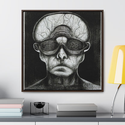 Brain 36, Valentinii, Gallery Canvas Wraps, Square Frame