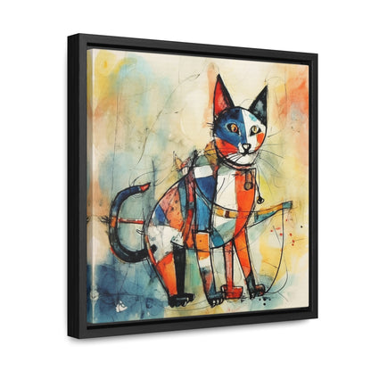 Cat 103, Gallery Canvas Wraps, Square Frame