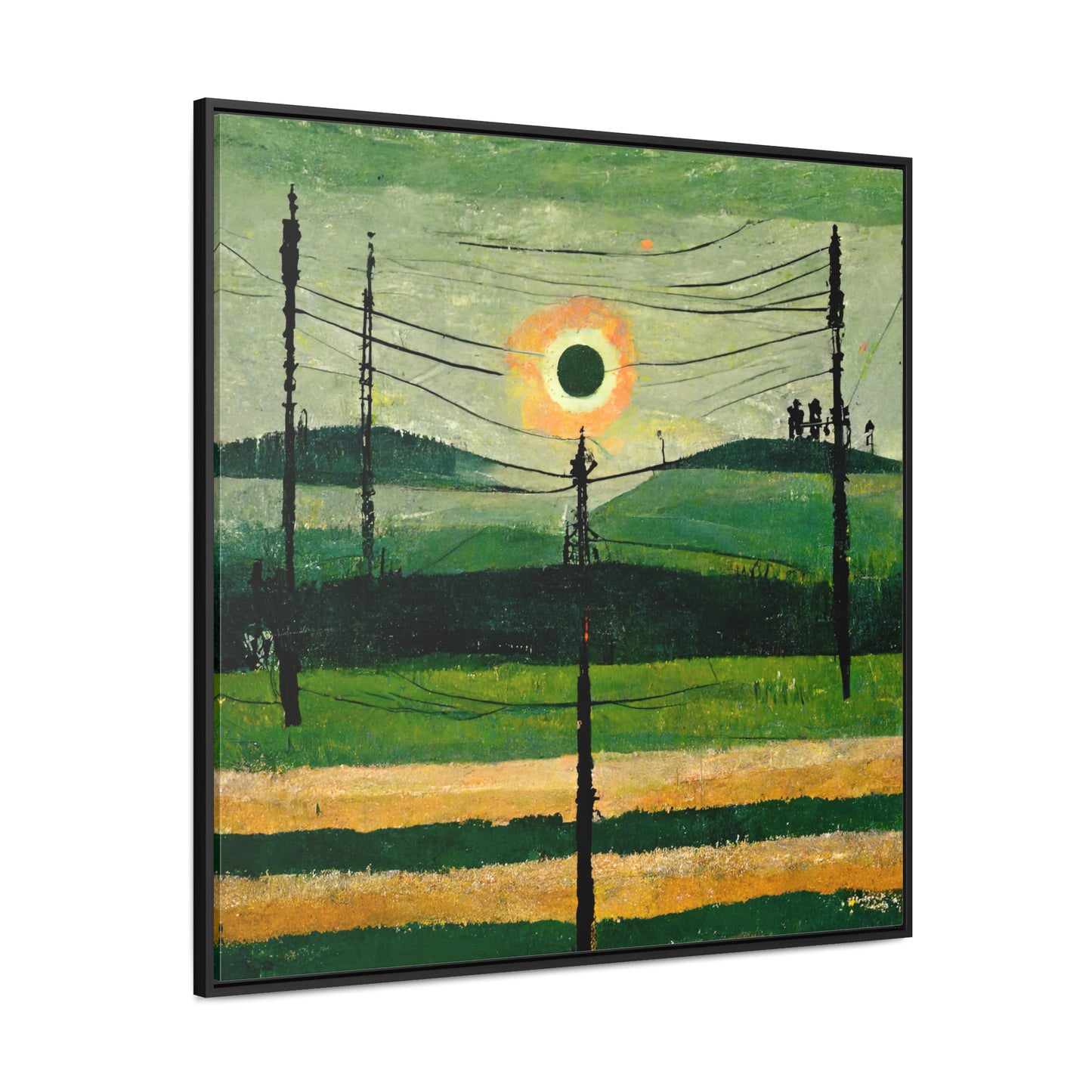 Land of the Sun 32, Valentinii, Gallery Canvas Wraps, Square Frame