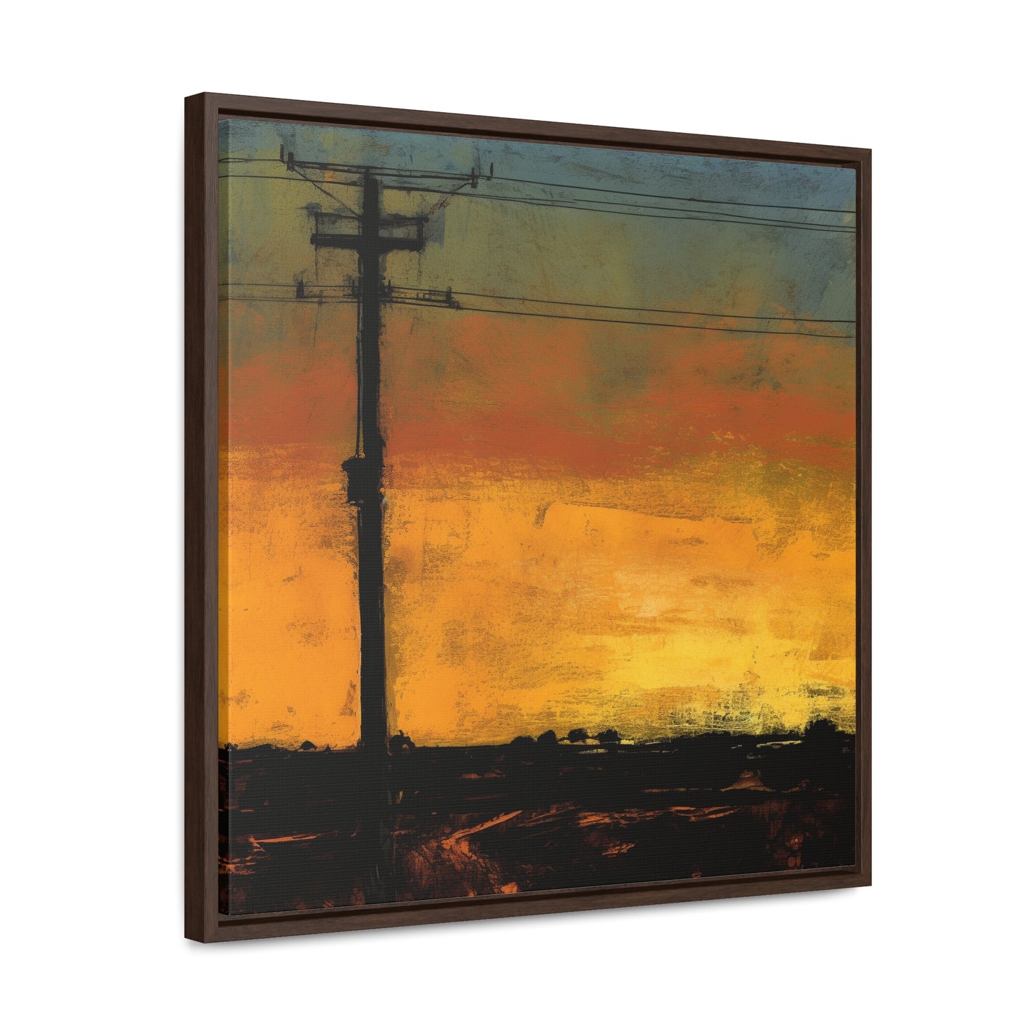 Land of the Sun 84, Valentinii, Gallery Canvas Wraps, Square Frame