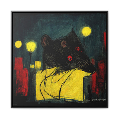 Urban Rat 5, Valentinii, Gallery Canvas Wraps, Square Frame