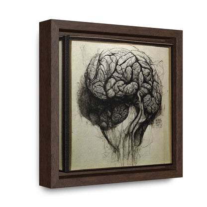 Brain 56, Valentinii, Gallery Canvas Wraps, Square Frame