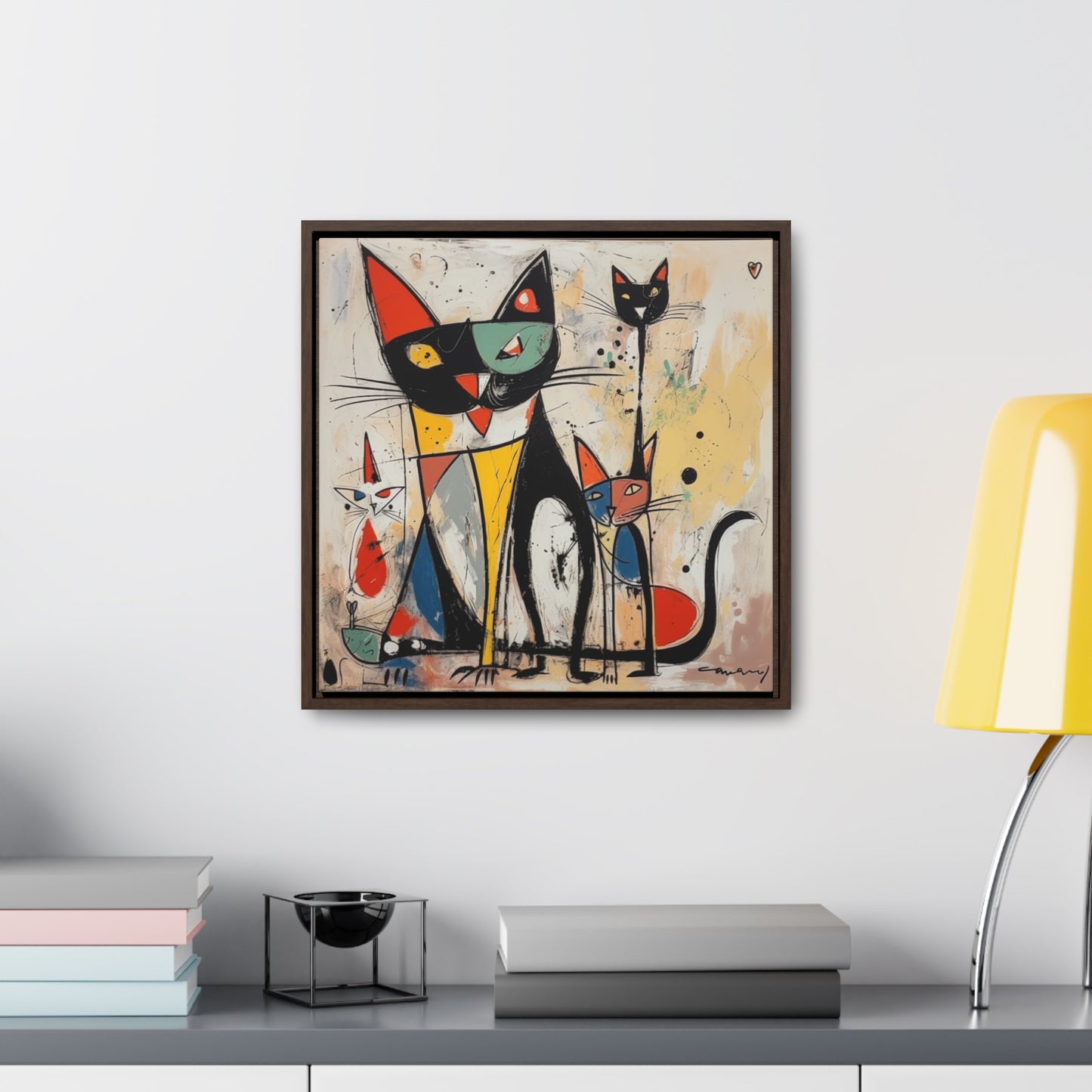 Cat 63, Gallery Canvas Wraps, Square Frame