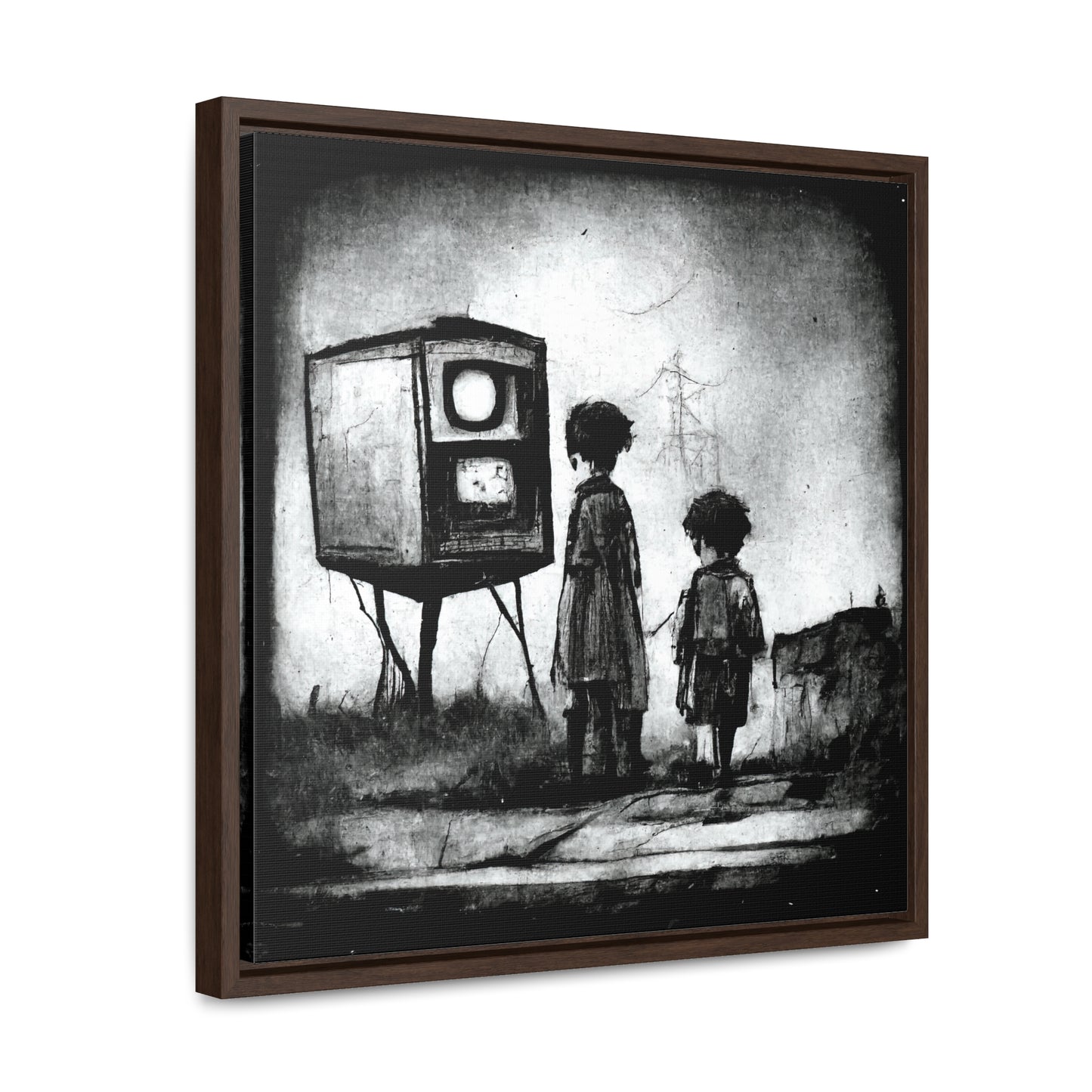 Childhood Wave 2, Valentinii, Gallery Canvas Wraps, Square Frame