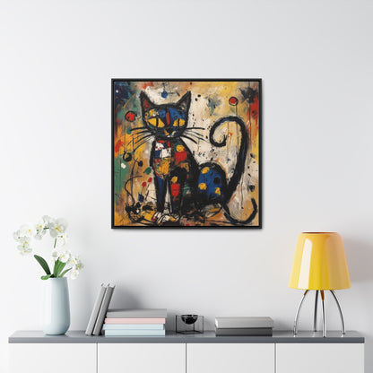 Cat 76, Gallery Canvas Wraps, Square Frame