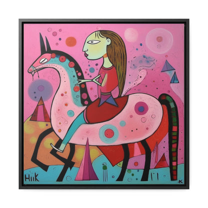 The Dreams of the Child 6, Gallery Canvas Wraps, Square Frame