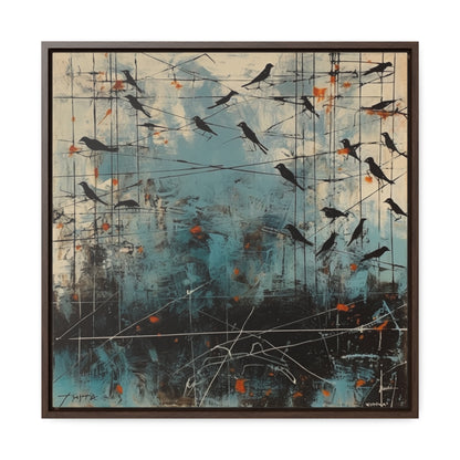 Bird 21, Gallery Canvas Wraps, Square Frame