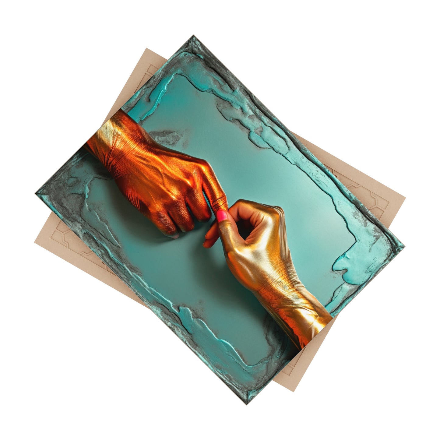 Hands 76, Ceramic Photo Tile