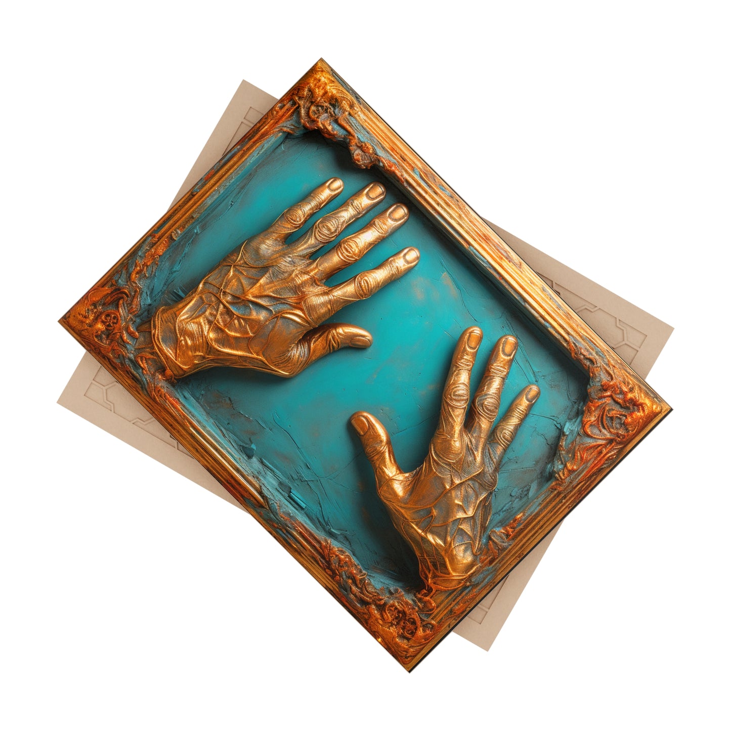 Hands 103, Ceramic Photo Tile