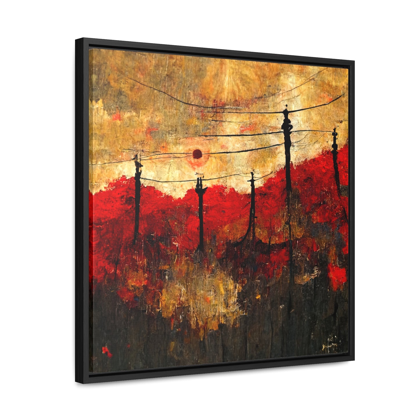 Land of the Sun 24, Valentinii, Gallery Canvas Wraps, Square Frame