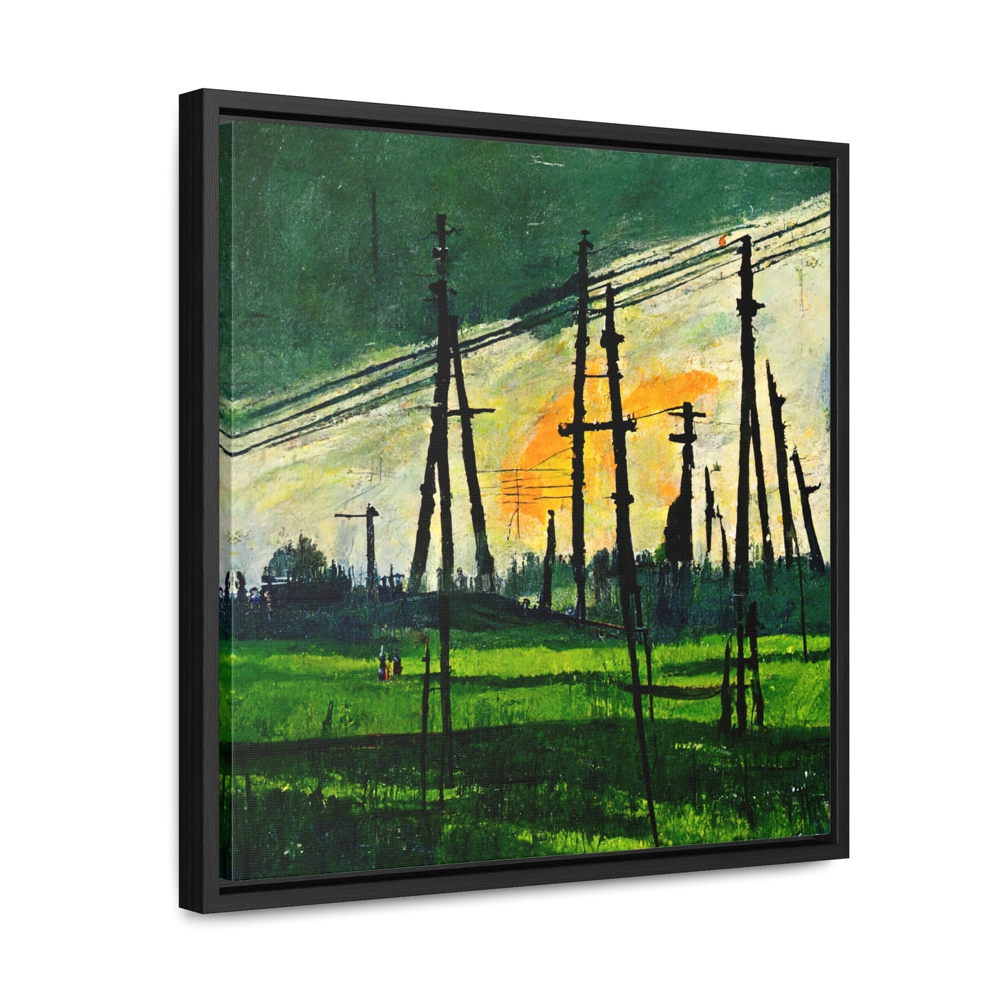 Land of the Sun 36, Valentinii, Gallery Canvas Wraps, Square Frame