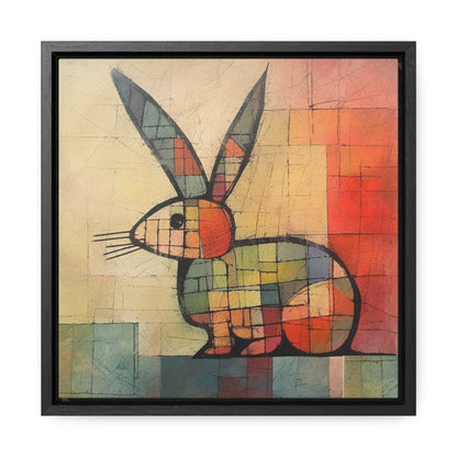 Rabbit 27, Gallery Canvas Wraps, Square Frame