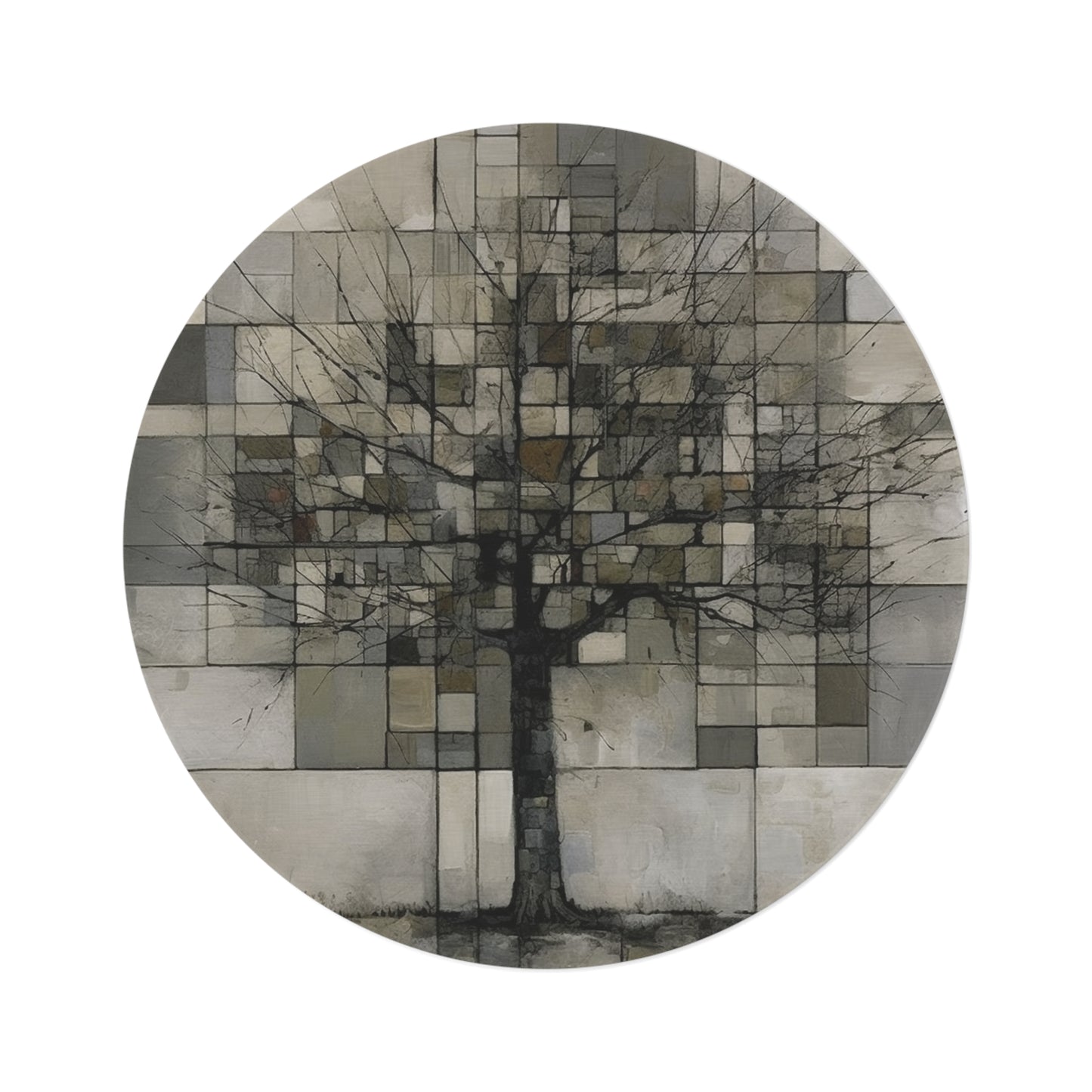 Tree 6,  Round Rug