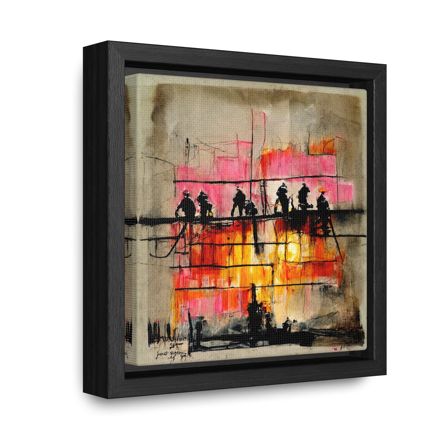 Land of the Sun 3, Valentinii, Gallery Canvas Wraps, Square Frame