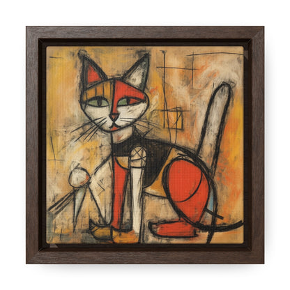 Cat 53, Gallery Canvas Wraps, Square Frame