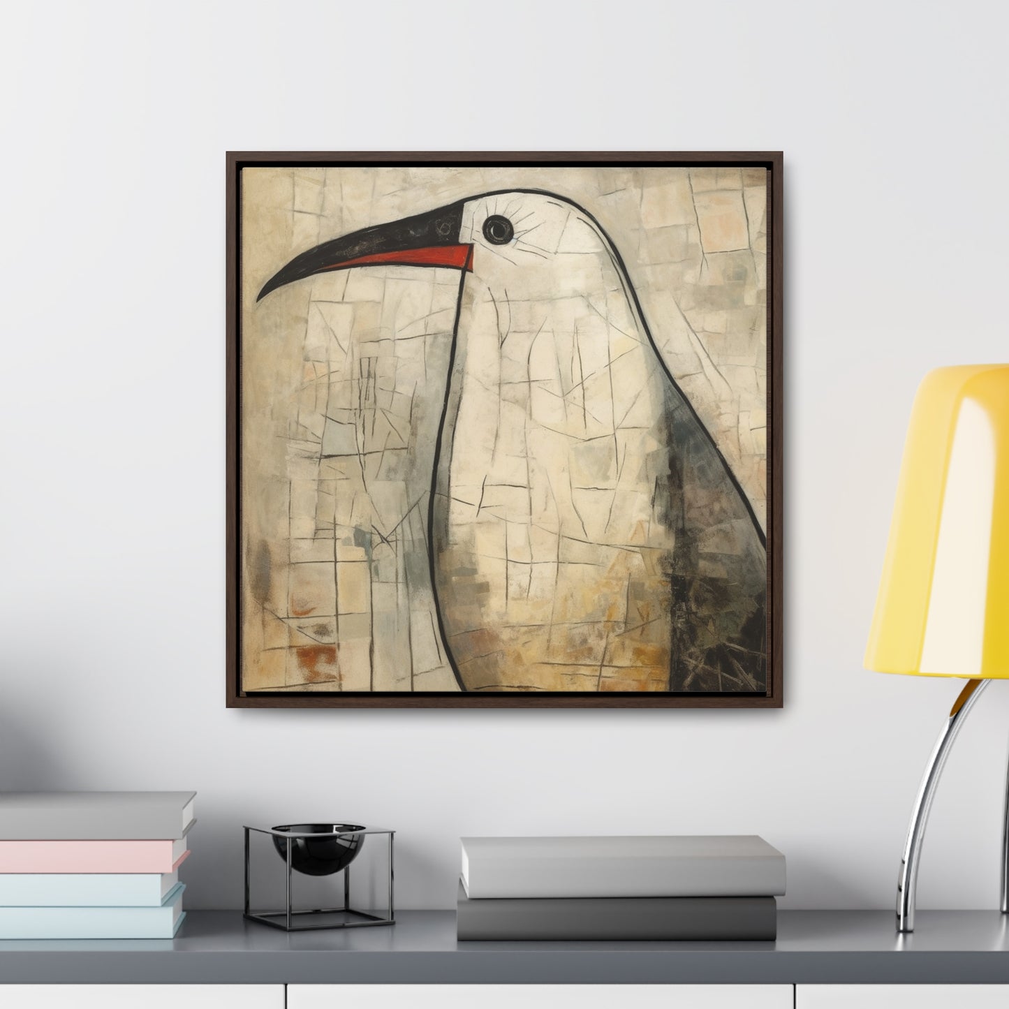 Bird 10, Gallery Canvas Wraps, Square Frame