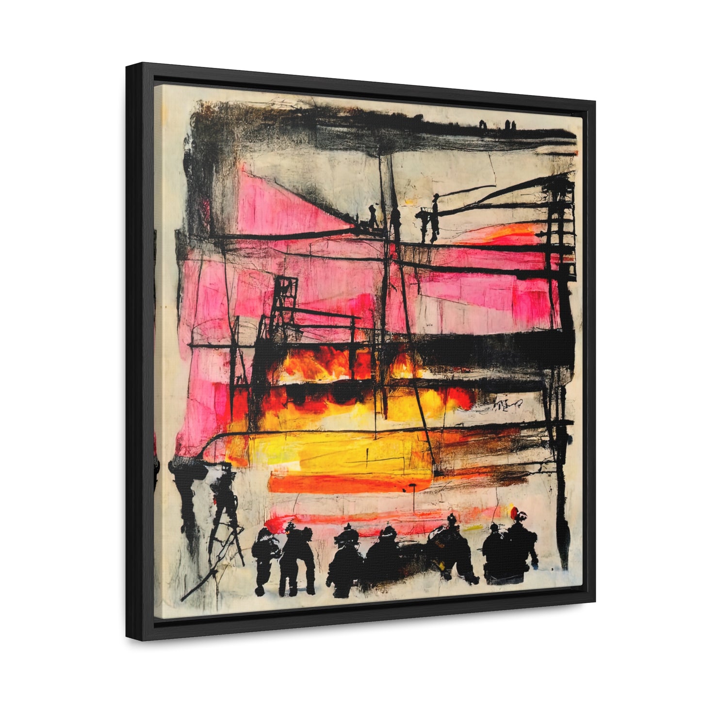 Land of the Sun 4, Valentinii, Gallery Canvas Wraps, Square Frame