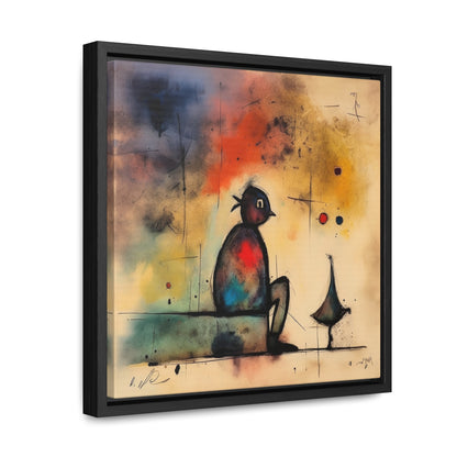 Sad Man 9, Gallery Canvas Wraps, Square Frame