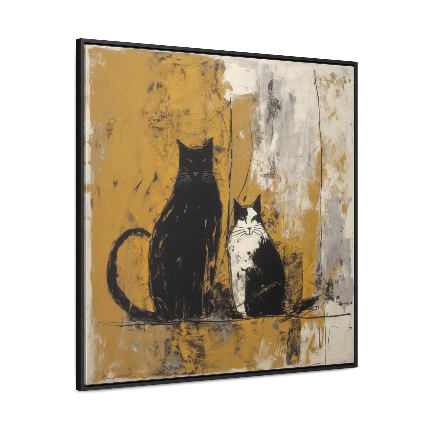 Cat 13, Gallery Canvas Wraps, Square Frame