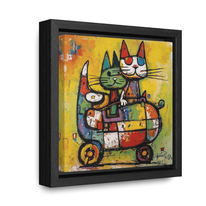 Cat 116, Gallery Canvas Wraps, Square Frame