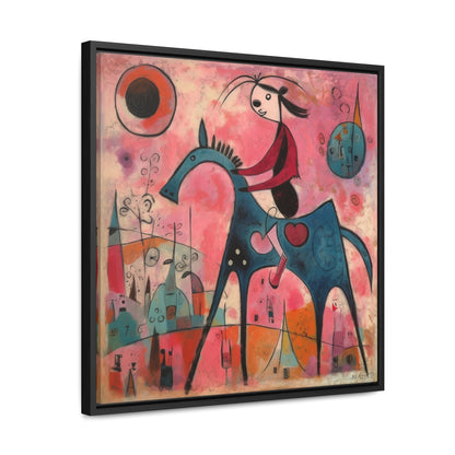 The Dreams of the Child 50, Gallery Canvas Wraps, Square Frame