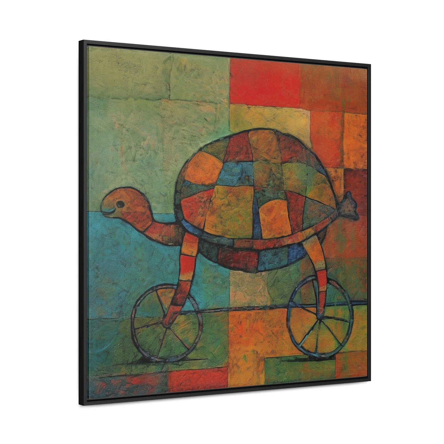 Turtle 19, Gallery Canvas Wraps, Square Frame