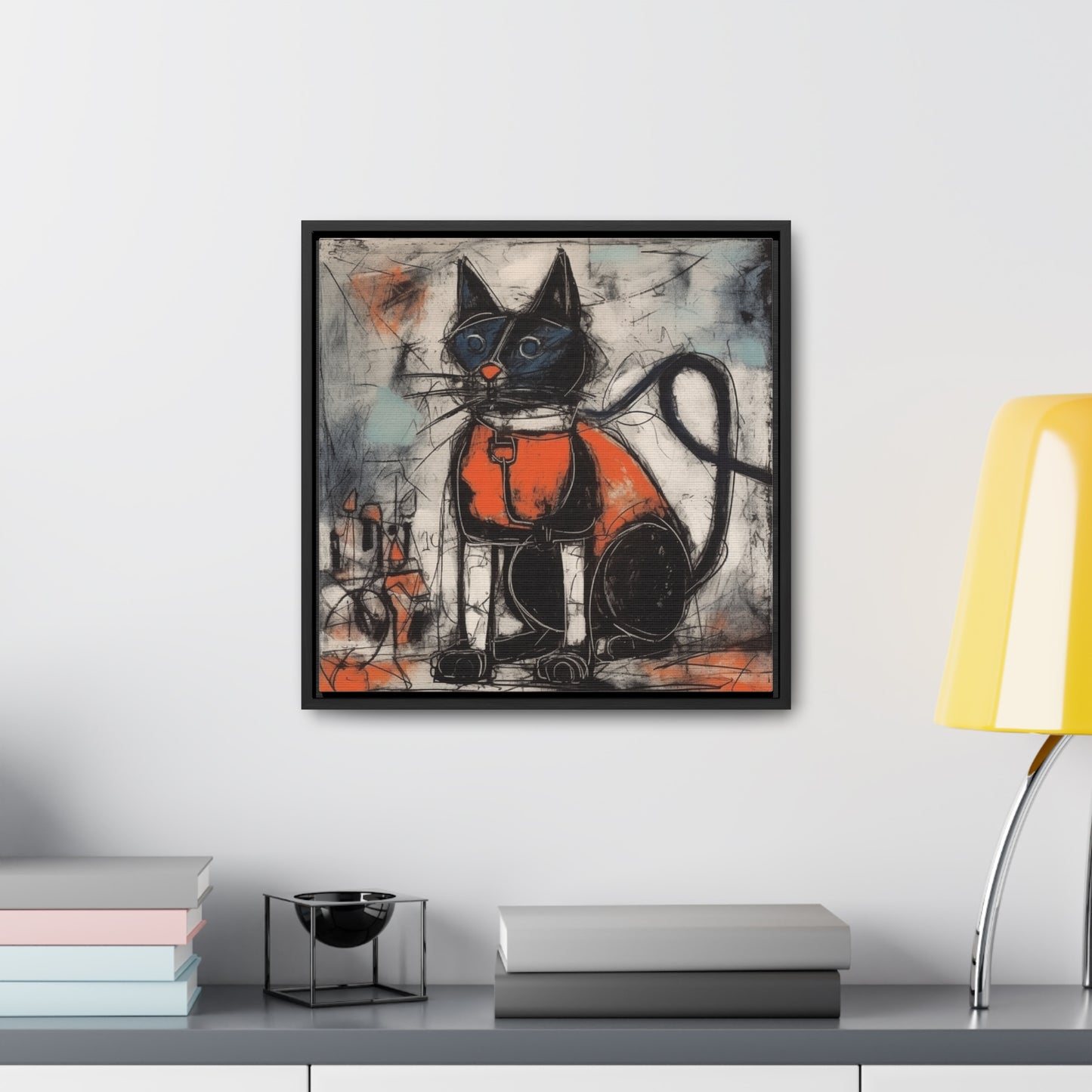 Cat 35, Gallery Canvas Wraps, Square Frame