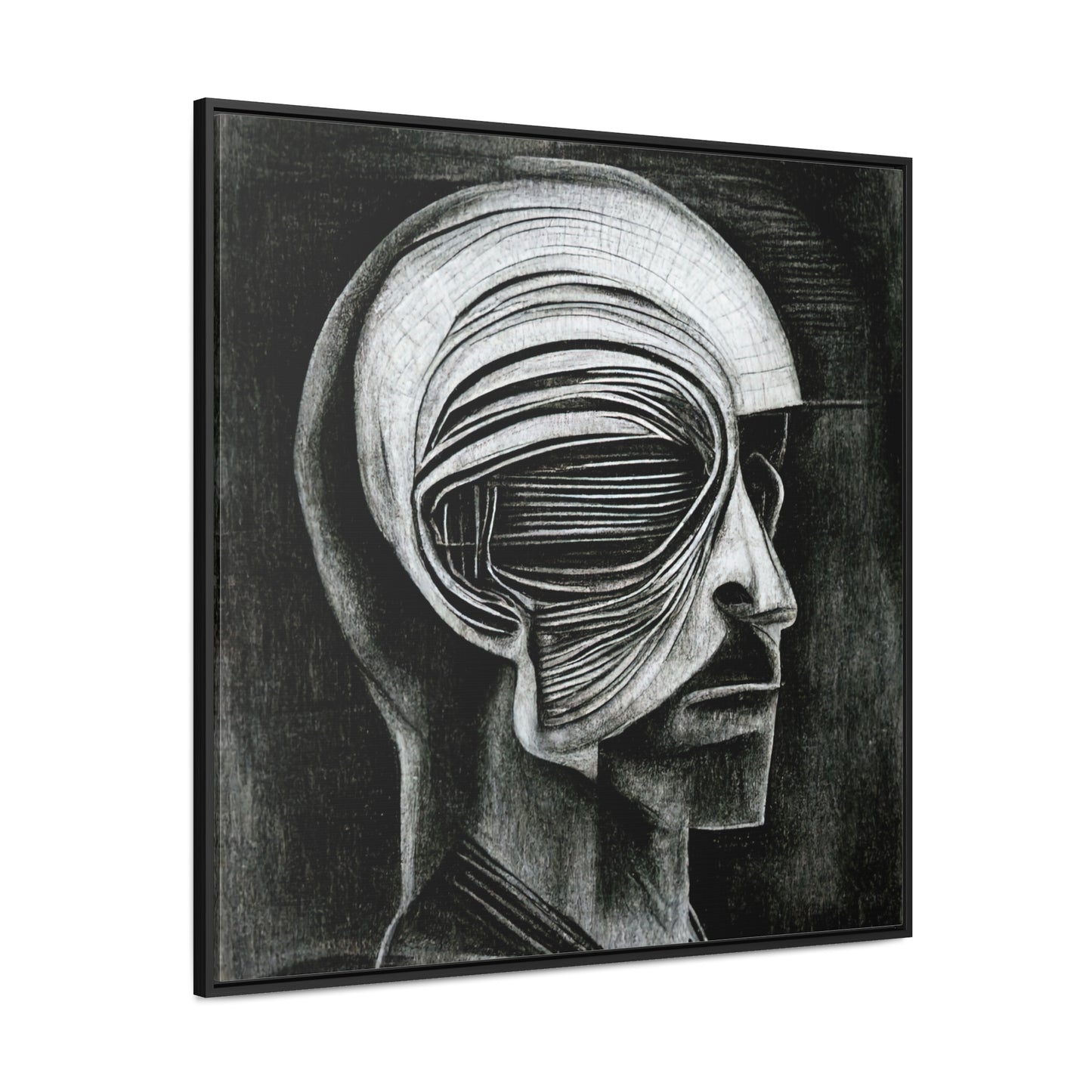 Brain 29, Valentinii, Gallery Canvas Wraps, Square Frame