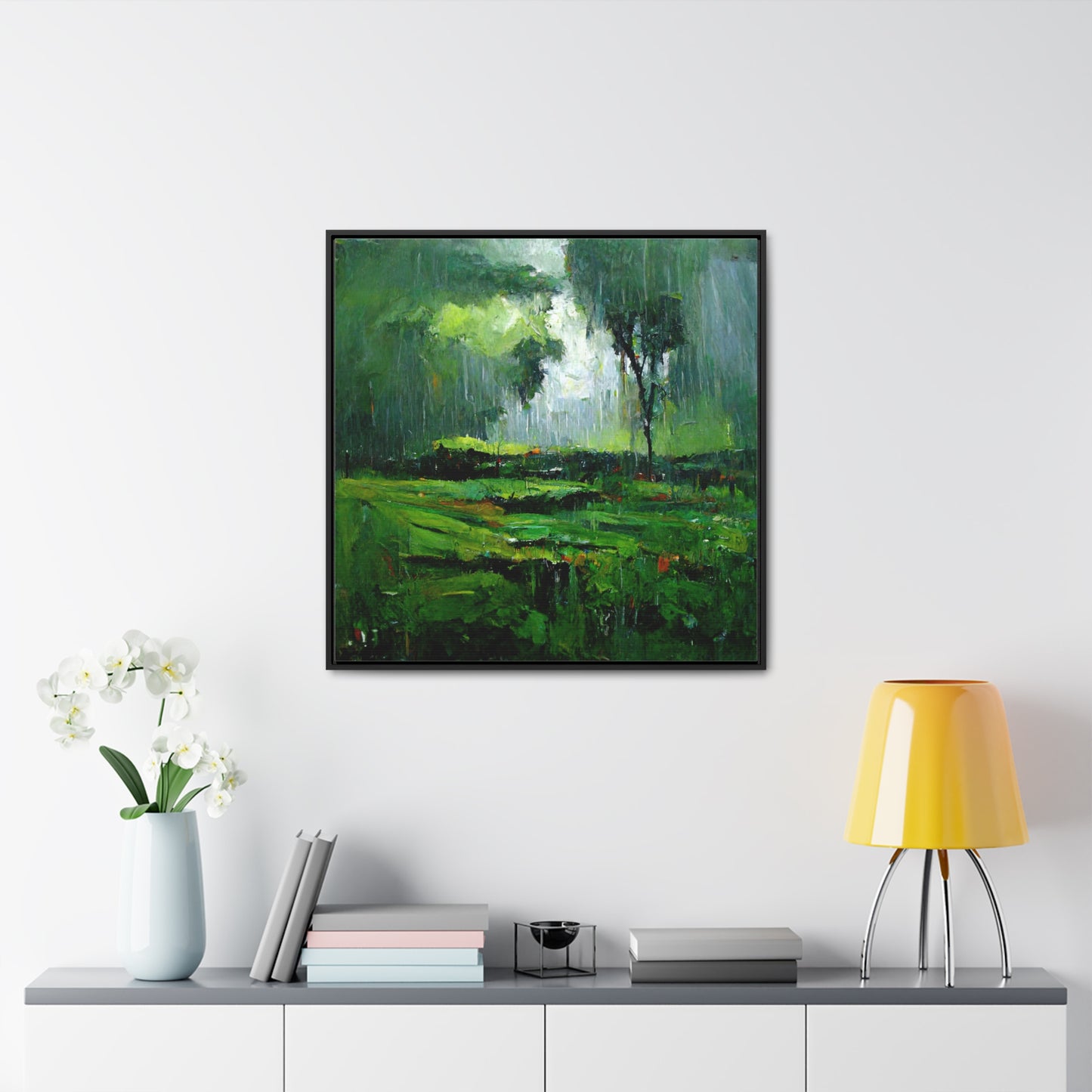 To the Rainy Land, Valentinii, Gallery Canvas Wraps, Square Frame