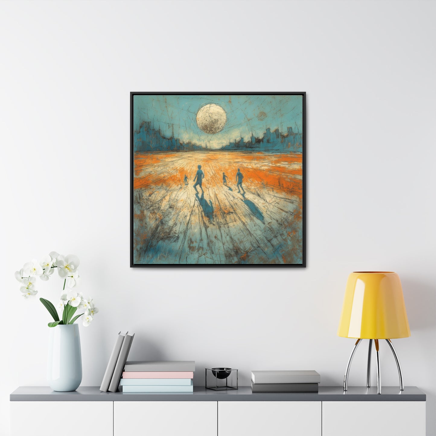 Childhood 18, Gallery Canvas Wraps, Square Frame