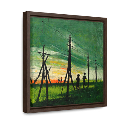 Land of the Sun 35, Valentinii, Gallery Canvas Wraps, Square Frame