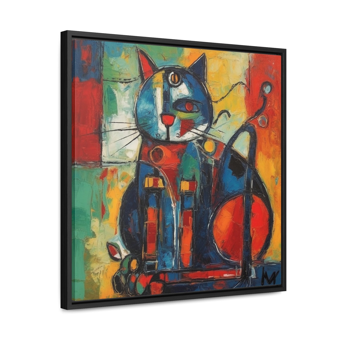 Cat 69, Gallery Canvas Wraps, Square Frame