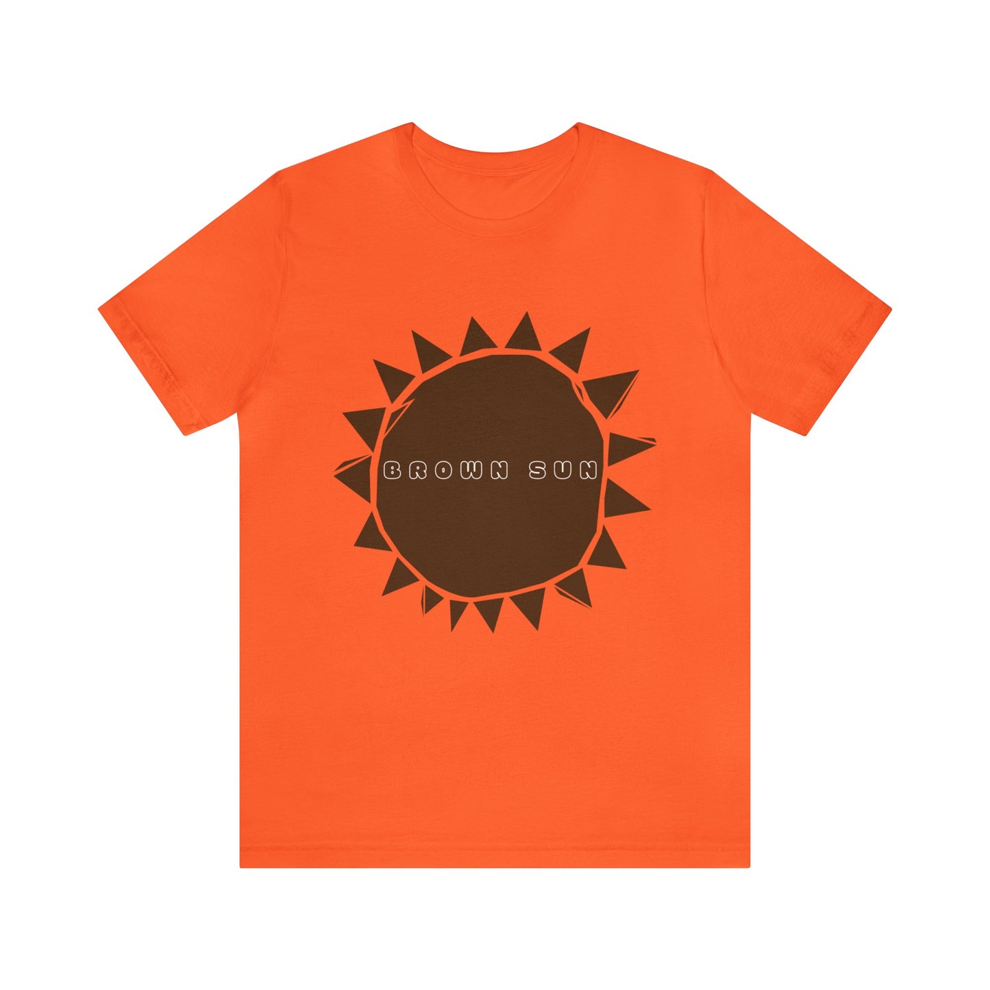 Brown Sun, Unisex Jersey Short Sleeve Tee