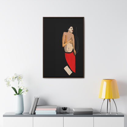 A Depressive Aladdin, Original Eduard Pavel, Gallery Canvas Wraps, Vertical Frame