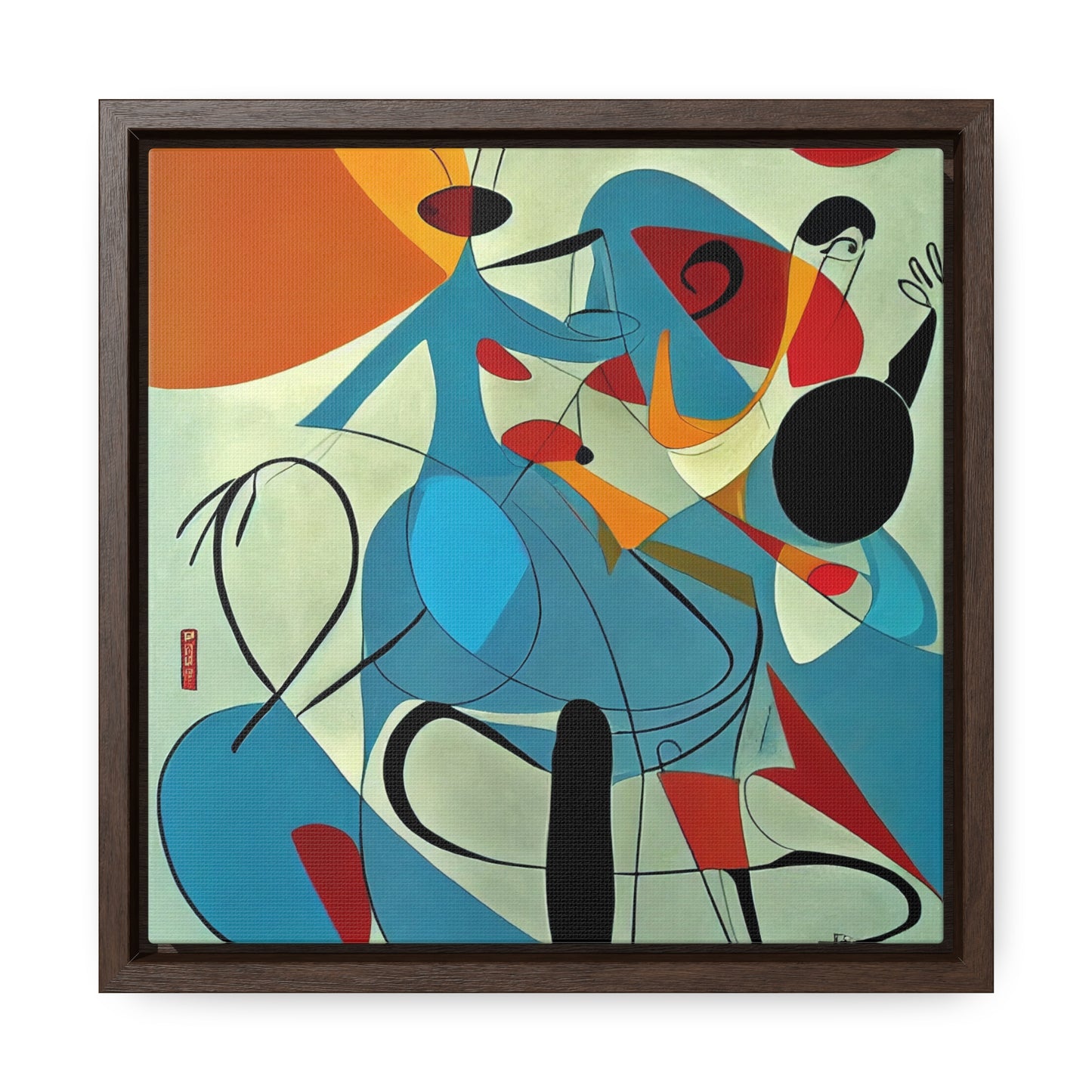 Naivia 17, Gallery Canvas Wraps, Square Frame