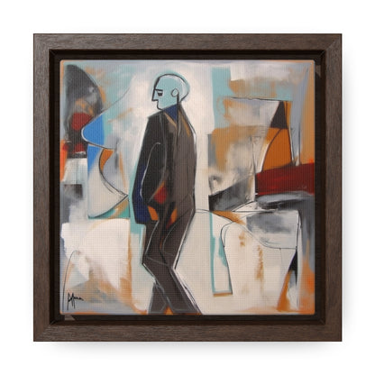 Sad Man 15, Valentinii, Gallery Canvas Wraps, Square Frame