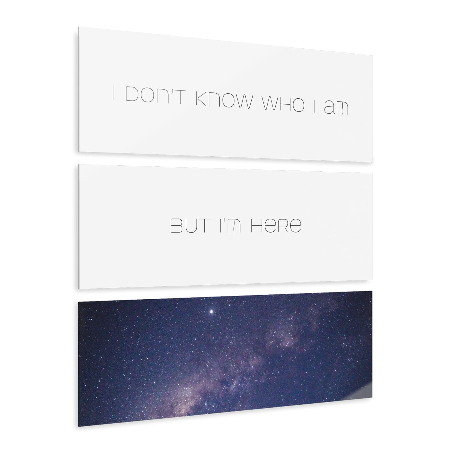 I don't know who I am (2), Prints (Triptych)