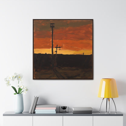 Land of the Sun 77, Valentinii, Gallery Canvas Wraps, Square Frame