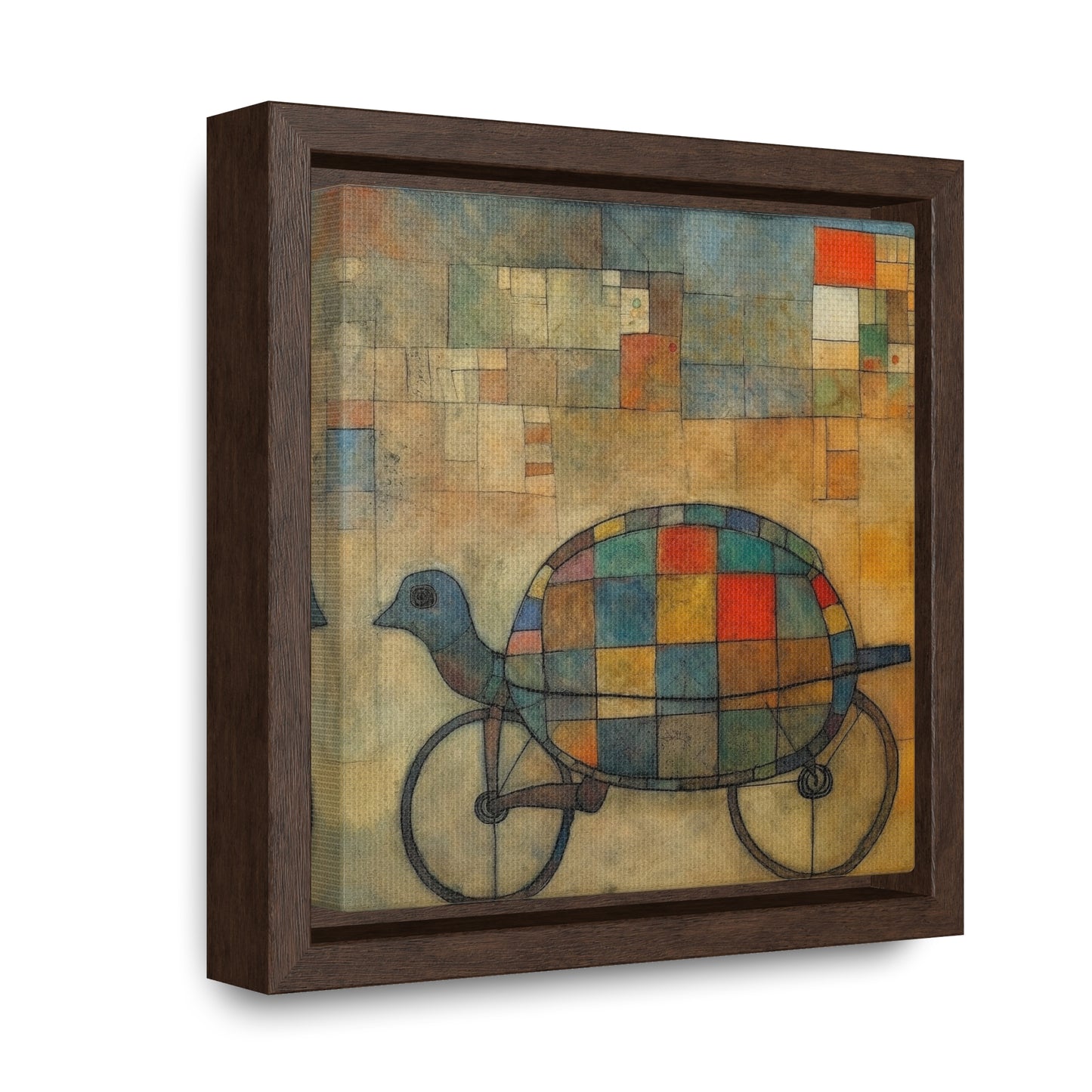 Turtle 9, Gallery Canvas Wraps, Square Frame