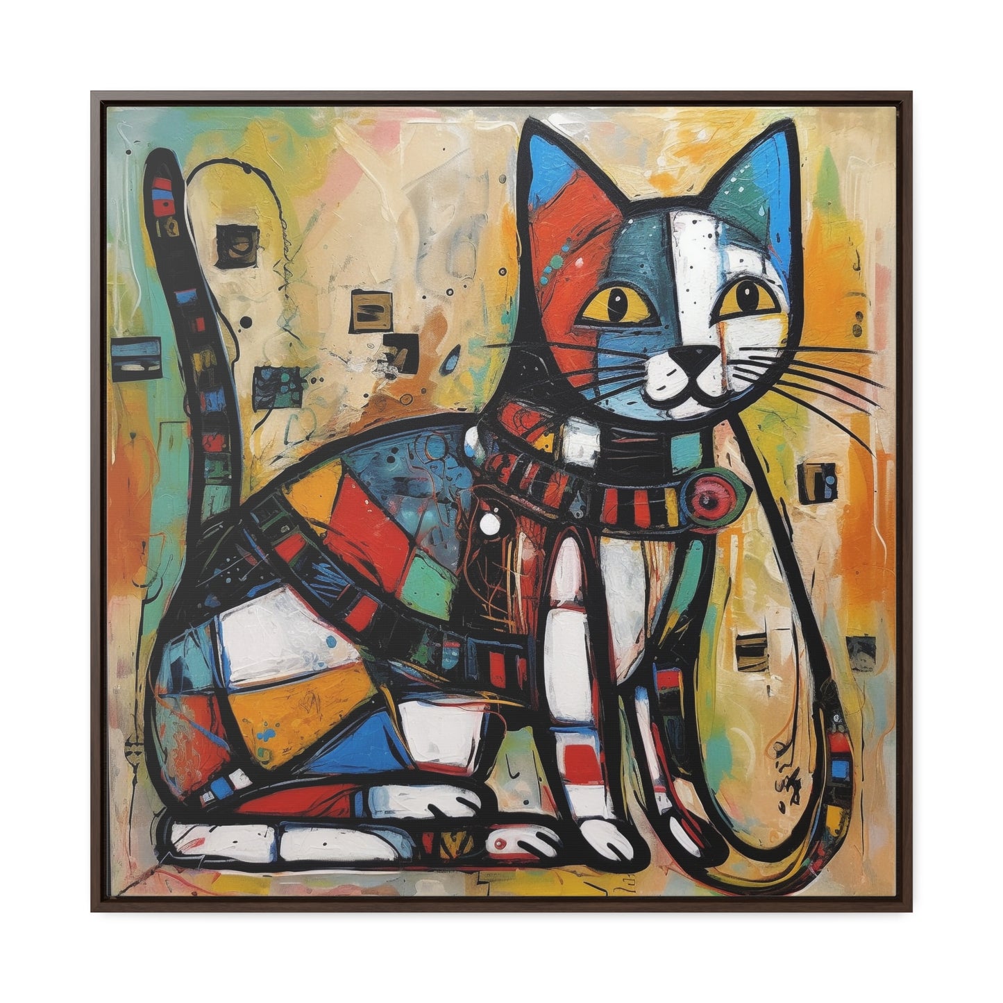 Cat 94, Gallery Canvas Wraps, Square Frame