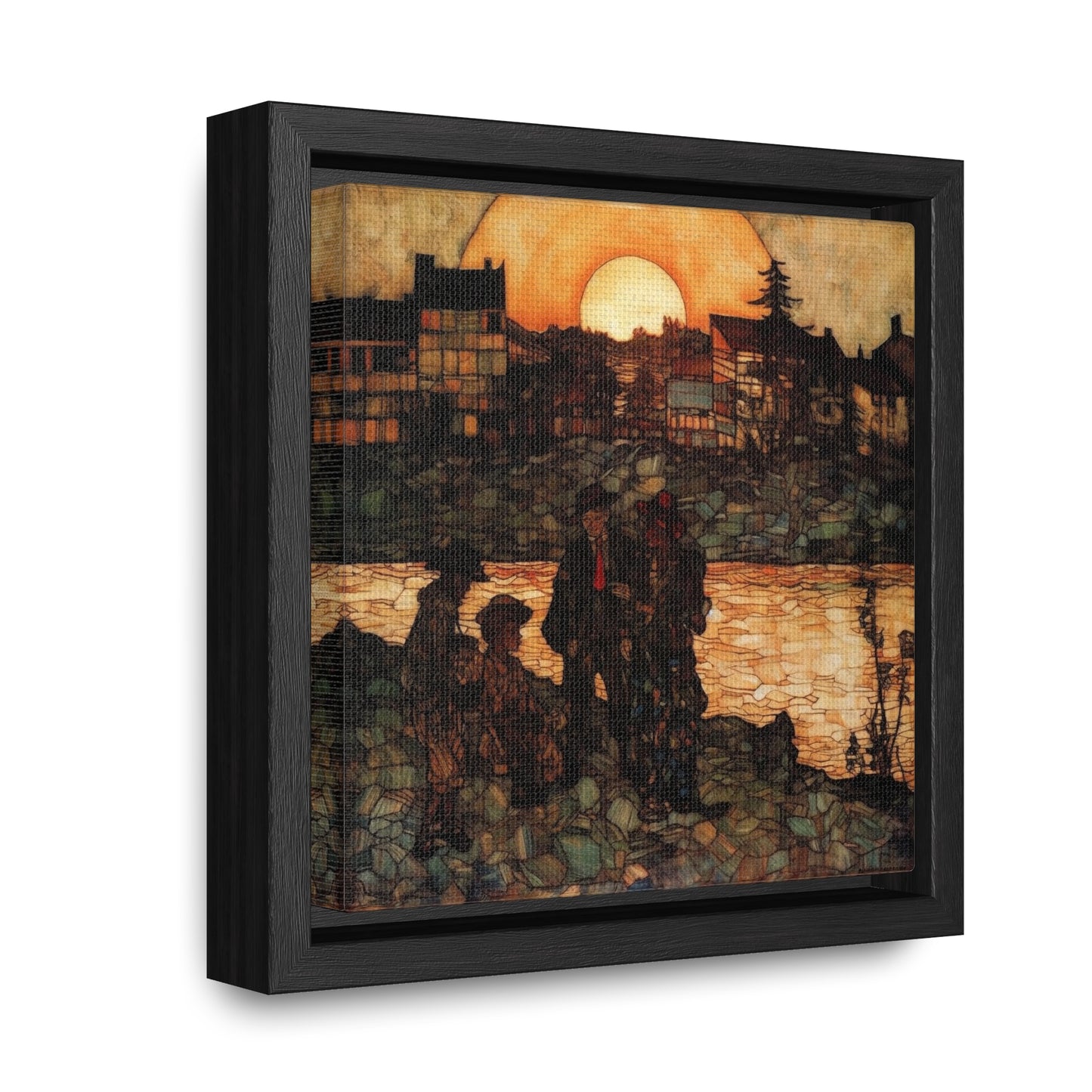 Land of the Sun 47, Valentinii, Gallery Canvas Wraps, Square Frame