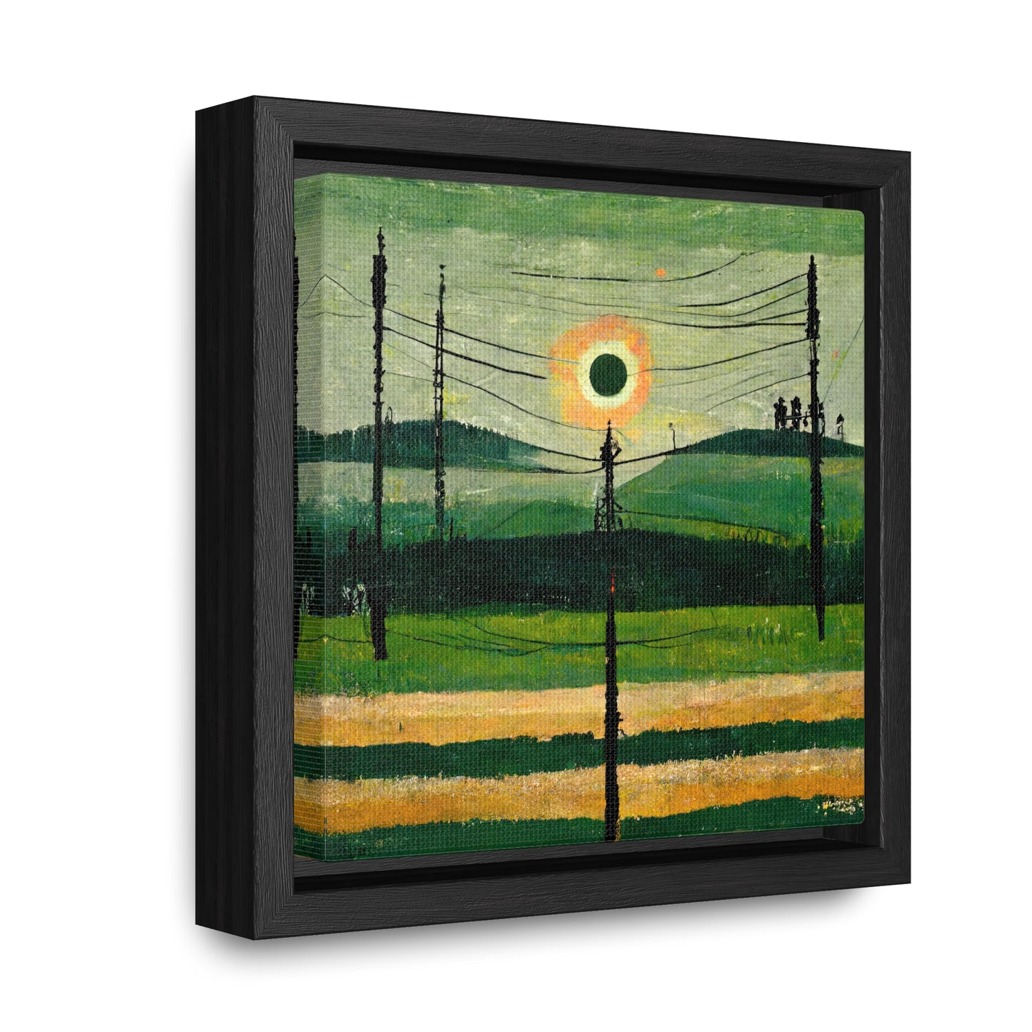 Land of the Sun 32, Valentinii, Gallery Canvas Wraps, Square Frame