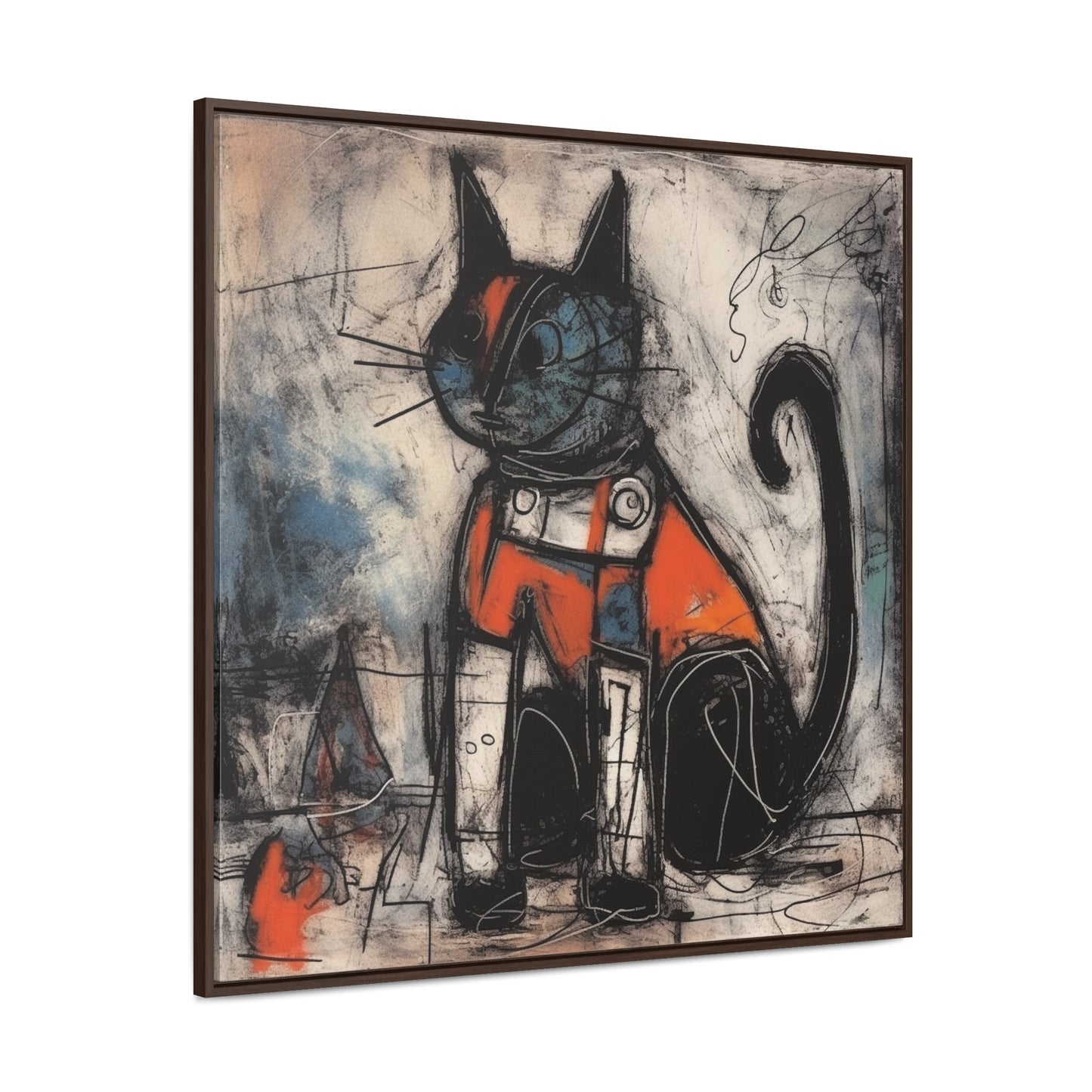 Cat 45, Gallery Canvas Wraps, Square Frame