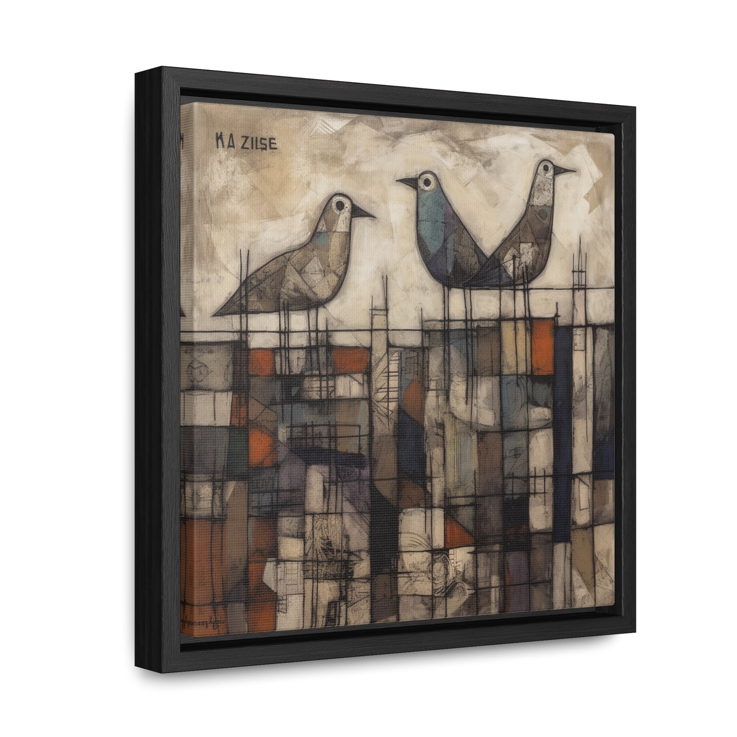 Bird 25, Gallery Canvas Wraps, Square Frame