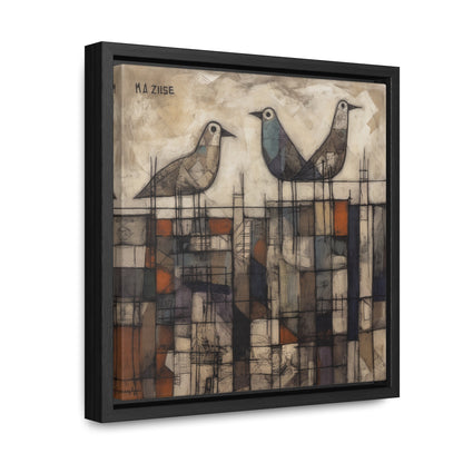 Bird 25, Gallery Canvas Wraps, Square Frame