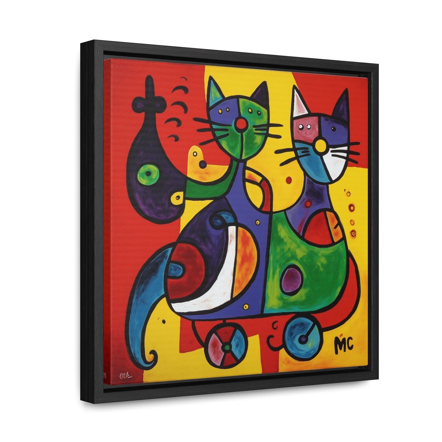 Cat 151, Gallery Canvas Wraps, Square Frame