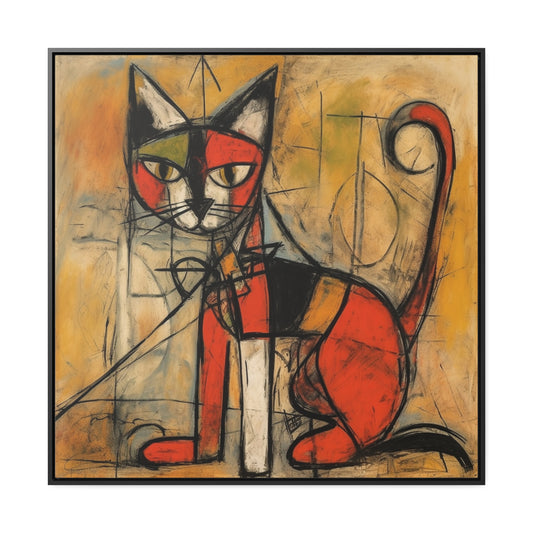 Cat 52, Gallery Canvas Wraps, Square Frame