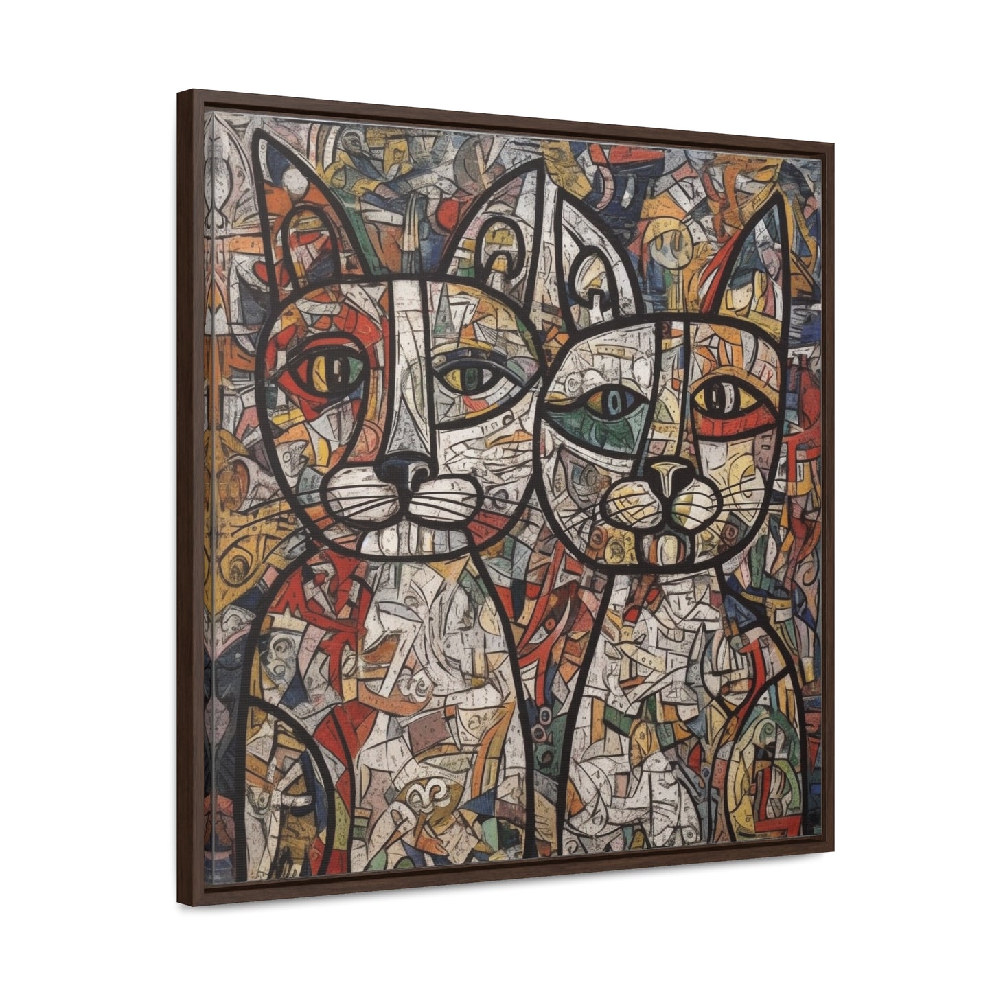 Cat, Gallery Canvas Wraps, Square Frame