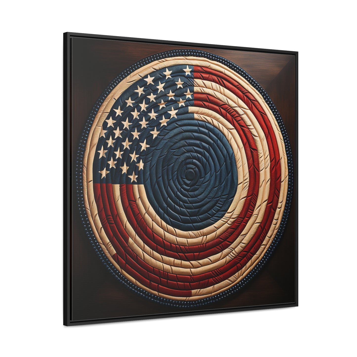 Flag 15, Gallery Canvas Wraps, Square Frame